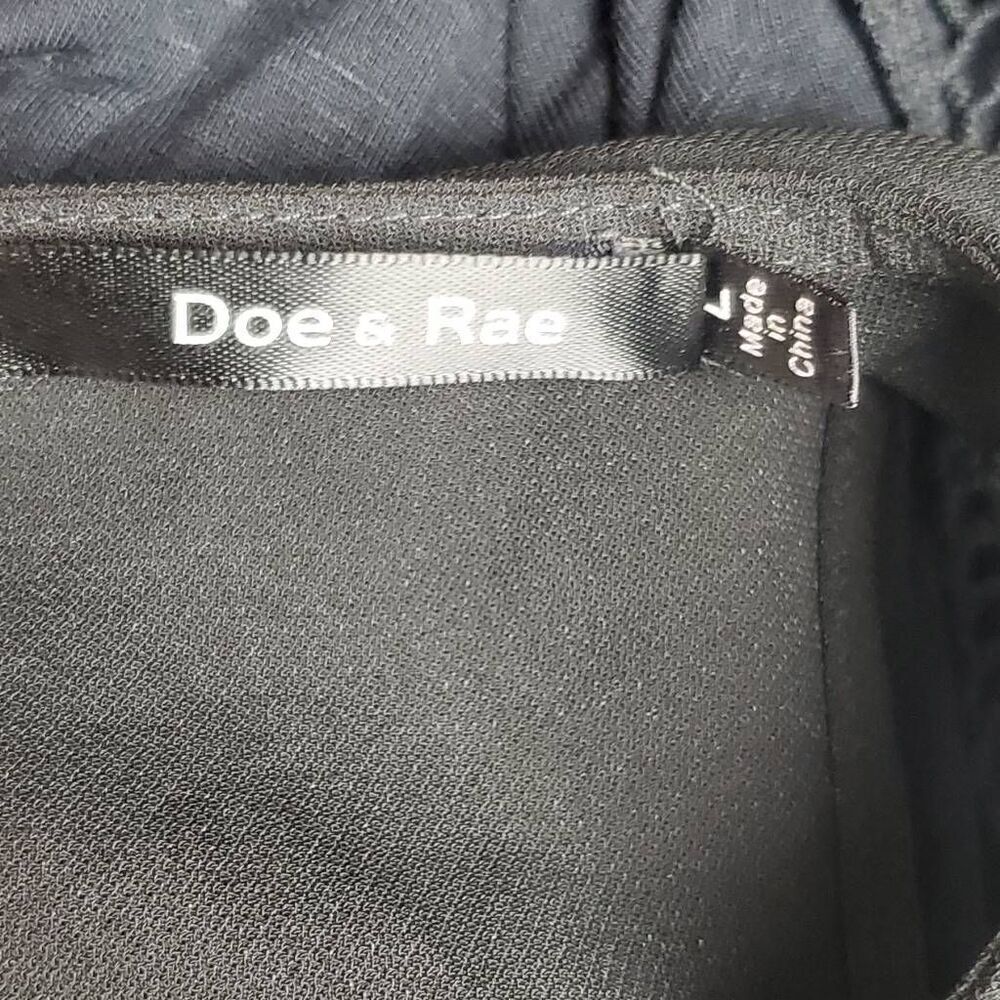 Doe & Rae Large Black Blouse - Picture 3 of 7